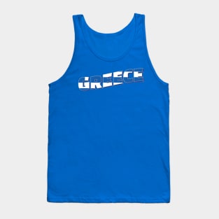 Greece Vintage style retro souvenir Tank Top